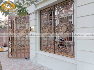 Mẫu bông gió nhôm đúc đẹp được thực hiện bởi Trường Tâm