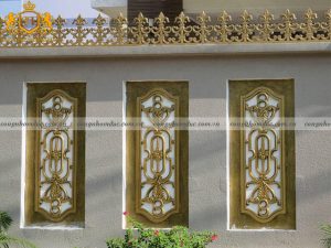 Mẫu bông gió nhôm đúc đẹp được thực hiện bởi Trường Tâm