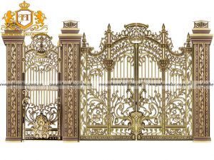 Cổng nhôm đúc CN-04