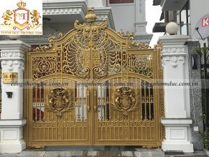 Cổng nhôm đúc Hải Phòng do công ty TNHH Nhôm đúc Trường Tâm thực hiện