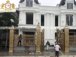 Trường Tâm - địa chỉ thi công cổng nhôm đúc Nam Định uy tín hàng đầu