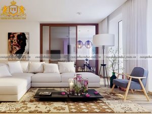 Không nên đặt ghế sofa có lưng quay ra phía cửa chính