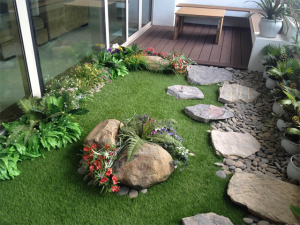 Lưu ý sử dụng đá sỏi trang trí sân vườn