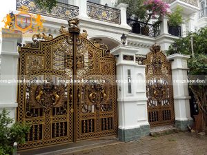 Kiểu cổng nhà đẹp phong cách hiện đại