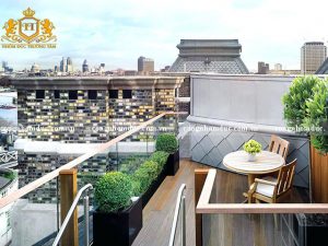 Đơn giản là mấu chốt trong thiết kế ban công