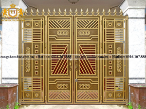 Cổng biệt thự hiện đại cần đáp ứng tiêu chí về độ bền và tính thẩm mỹ.