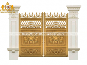 Cổng nhôm đúc CN-38 độc đáo, ấn tượng